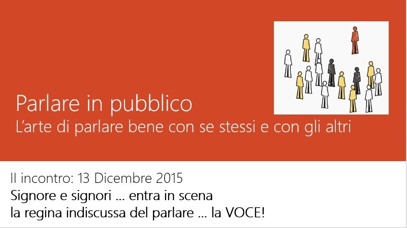 Parlare In Pubblico - 1 Tappa