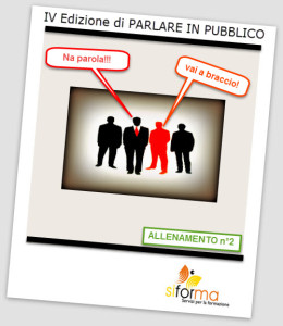 allenamento - parlo a braccio