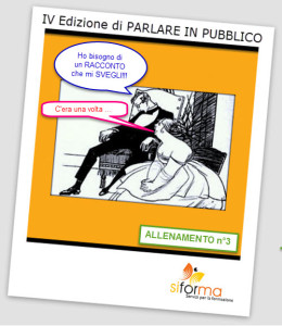 allenamento - raccontare storie